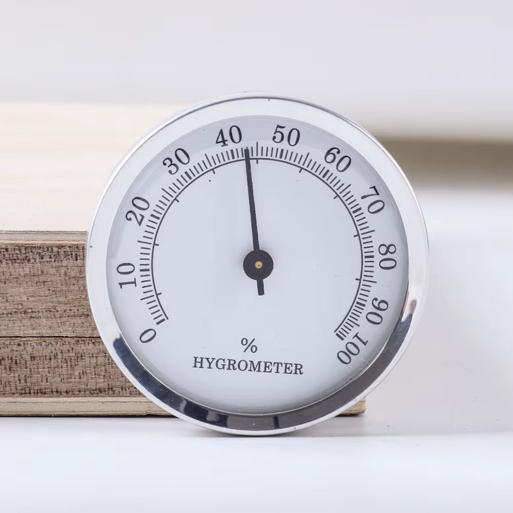 57Mm Hygrometer Mechanical No Battery Portable Accurate Durable Indoor Outdoor Humidity Meter with Magnetic