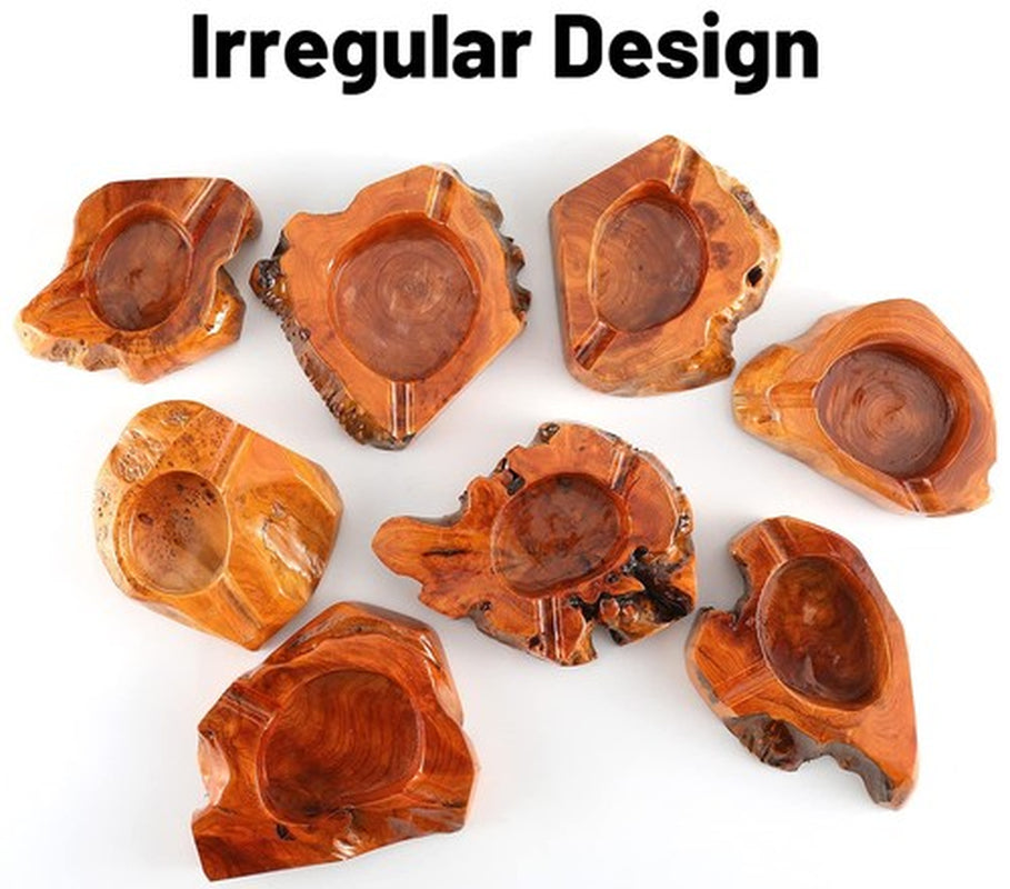 Wooden Cigar Ashtray Outdoor Indoor Cigar Ashtray and Great Gifts for Cigar Love