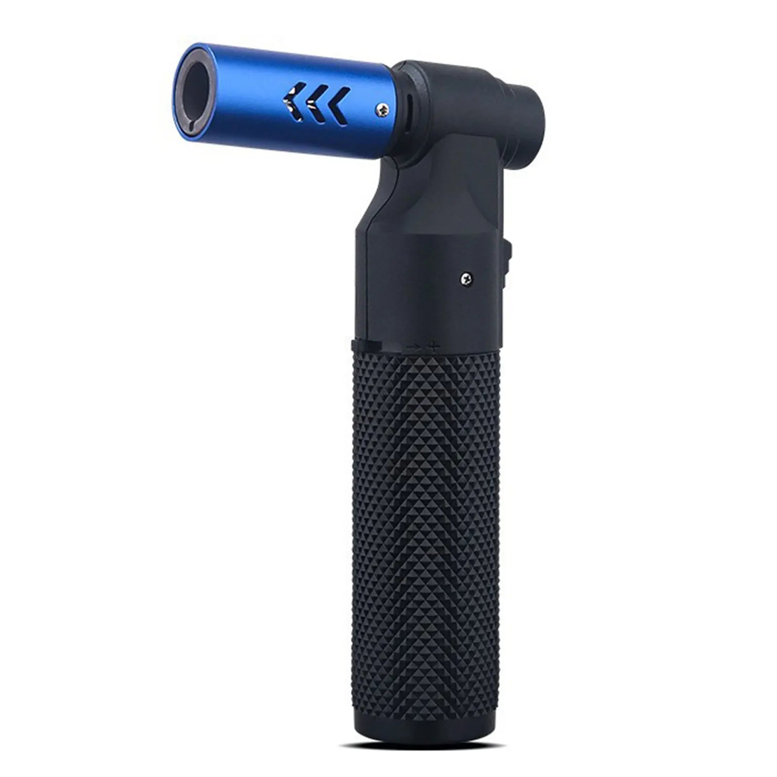Torch Lighter Windproof Straight Torch Blue Flame Lighter Desktop Jet-Flame Lighter 1300°C for Outdoor BBQ Baking