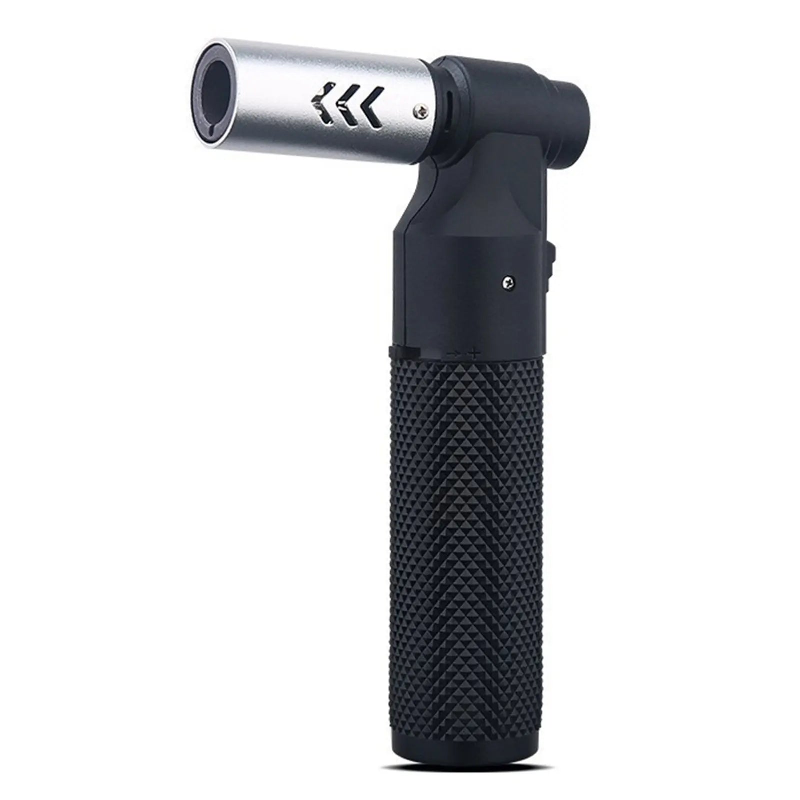 Torch Lighter Windproof Straight Torch Blue Flame Lighter Desktop Jet-Flame Lighter 1300°C for Outdoor BBQ Baking