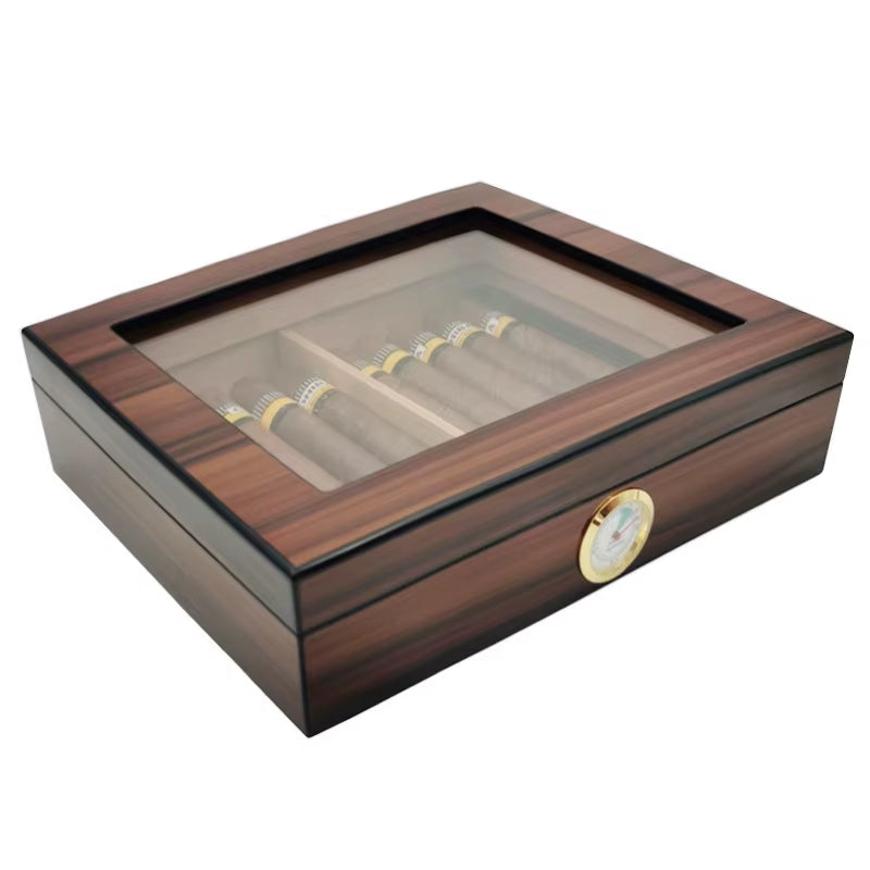 Cedar Wood Cigar Travel Humidor Box Portable Cigar Case W/ Humidifier Hygrometer Cigar Humidor Sigaren Box Seal Storage